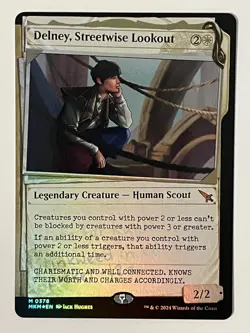 Delney Streetwise Lookout Showcase Invisible Ink Murders at Karlov Manor Foil NM - Image 1