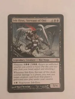 Ink-Eyes, Servant of Oni - MTG - LP - Rare Magic the Gathering Betrayers - Image 1