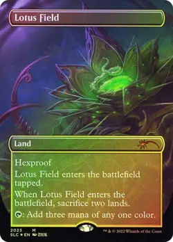 Lotus Field FOIL BORDERLESS - 2023 - Secret Lair 30th Anniversary Countdown MTG - Image 1