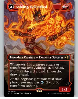 Ashling, Rekindled / Rimebound (Borderless) #290 - Rare - Lorwyn Eclipsed - ECL - Image 1