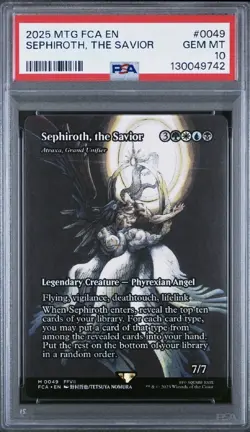 Sephiroth, the Savior Atraxa, Grand Unifier Final Fantasy: MTG PSA 10 - Image 1