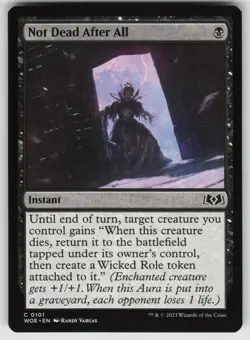 Not Dead After All C Wilds of Eldraine 101 MTG - Image 1