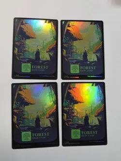 4x Forest - Foil - Lost Caverns of Ixalan - Near Mint - MTG - Image 1