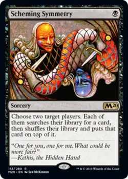 1 x Scheming Symmetry - Core Set 2020 - NM-Mint - MTG - Image 1