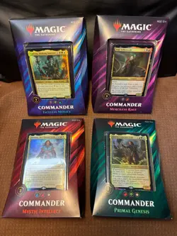 Commander 2019 Set of 4 Decks Factory SEALED/New MTG Magic the Gathering - Image 1