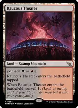MTG - Raucous Theater - MKM 266 - Non Foil - NM - Image 1