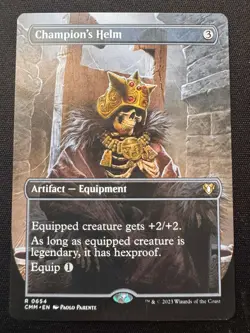 Champion's Helm (Borderless) Commander Masters - NM - MTG - Image 1