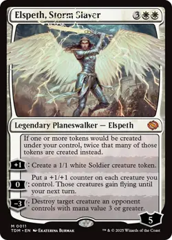 Elspeth, Storm Slayer (TDM-011) - mythic - Foil Near Mint - Image 1