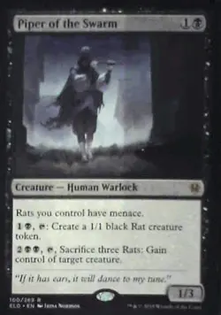 Piper of the Swarm - Throne of Eldraine: #100, Magic: The Gathering Lp C288 - Image 1