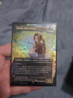 Final Fantasy Magic The Gathering Aerith The Last Ancient Borderless Chocobo - Image 1