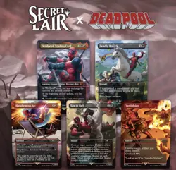 Magic the Gathering Secret Lair X Marvel’s Deadpool Set - Image 3