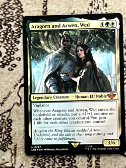 Aragorn and Arwen, Wed - Universes Beyond: Tales of Middle-earth - 287 - Image 1