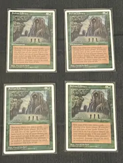 MTG SILVAN LIBRARY (x 4) 4th Edition Magic the Gathering - Image 1