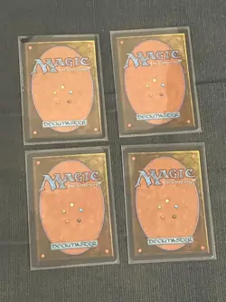 MTG SILVAN LIBRARY (x 4) 4th Edition Magic the Gathering - Image 2