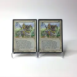 (2) MTG Order of Leitbur Fallen Empires Magic The Gathering Vintage 1994 - Image 1