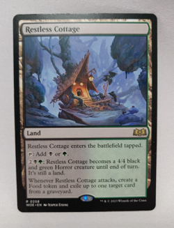 MTG Magic the Gathering Restless Cottage (258/475) Wilds of Eldraine LP - Image 1