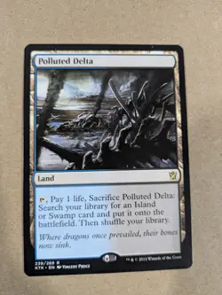 Polluted Delta - MTG - Khans of Tarkir - LP - Image 1