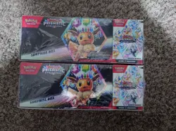 Pokemon Prismatic Evolutions Surprise Box And Booster Bundle 2X- Sam's Club - Image 1