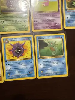 Lot of 10 First Edition Fossil Non-Holo Common Pokemon Cards MIXED CONDITION - Image 5