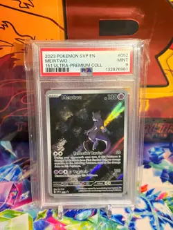 Mewtwo #052 2023 Pokemon Svp En-Sv Black Star Promo (PSA MINT 9) - Image 1