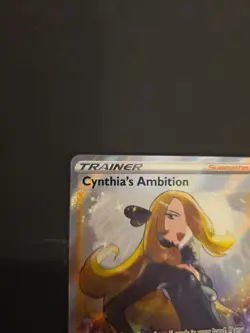 Cynthia's Ambition (Full Art) 169/172 Brilliant Stars Ultra Rare Pokemon Card NM - Image 2