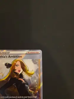 Cynthia's Ambition (Full Art) 169/172 Brilliant Stars Ultra Rare Pokemon Card NM - Image 3