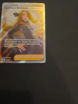 Cynthia's Ambition (Full Art) 169/172 Brilliant Stars Ultra Rare Pokemon Card NM - Image 4