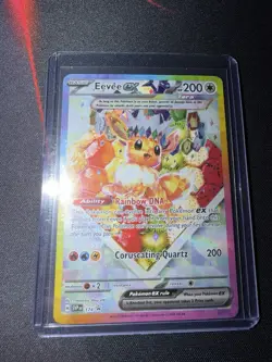 Pokemon Eevee ex 174 SVP Scarlet & Violet Promo Holo EX Card 200 HP - Image 1