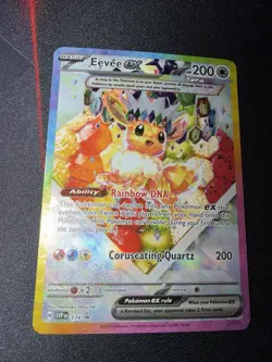 Pokemon Eevee ex 174 SVP Scarlet & Violet Promo Holo EX Card 200 HP - Image 3