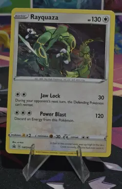 Pokemon TCG Rayquaza - SWSH029 - SWSH: Sword & Shield Promo - Image 1