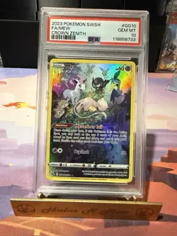 Mew GG10/GG70 Pokemon TCG 2023 Crown Zenith Ultra Rare Holo PSA 10 - Image 1