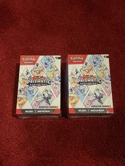 2 x Pokemon Prismatic Evolutions Booster Bundle - New and Sealed - Image 1