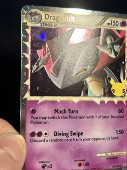 Pokemon TCG 25th Celebrations Dragapult Prime🌀SWIRL🌀SWSH132 NM 1 DAY SHIP! - Image 2