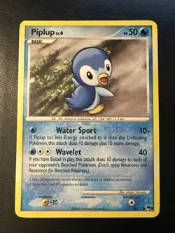 Piplup [LP] 16/17 - POP Series 9 - Pokemon TCG 2009 - Image 1