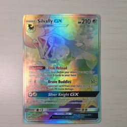Pokemon TCG Silvally GX Full Art Secret Rare Holo 262/236 Sm-Cosmic Eclipse - Image 2