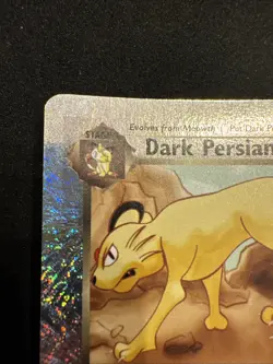 2002 Pokemon Legendary Collection Reverse Holo Dark Persian - Image 2