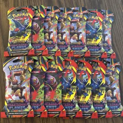 Lot of 14 Pokemon TCG Mega Evolution Phantasmal Flames Sleeved Booster Packs New - Image 1