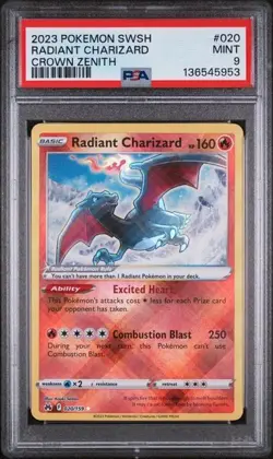 Pokemon TCG - Crown Zenith: Radiant Charizard - PSA 9 - Image 1