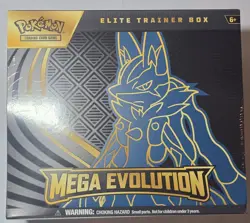 Pokemon TCG Mega Evolution Elite Trainer Box – Lucario – Factory Sealed English - Image 1