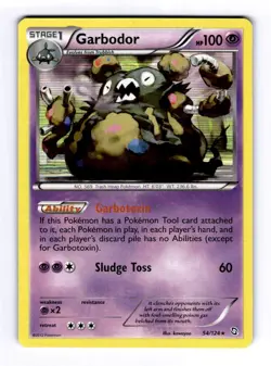 Garbodor Dragons Exalted #54 (2012) Holo NM Pokemon - Image 1