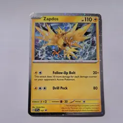 Pokemon Zapdos 157 Black Star Promo Surging Sparks - Image 1