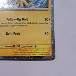 Pokemon Zapdos 157 Black Star Promo Surging Sparks - Image 5