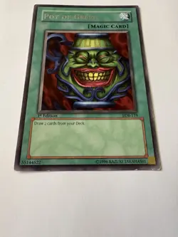 Pot of Greed LOB-119 The Legend of Blue Eyes White Dragon 1st Edition LP - Image 2