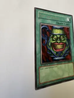 Pot of Greed LOB-119 The Legend of Blue Eyes White Dragon 1st Edition LP - Image 5