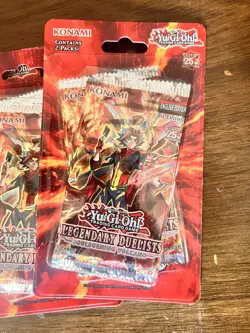 (Lot Of 10) YuGiOh Legendary Duelists Soulburning Volcano 2 Pack Blister - Image 3