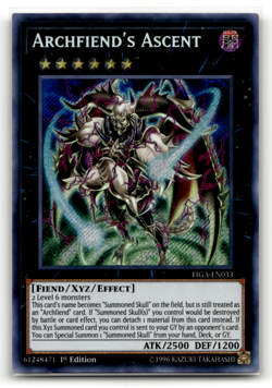 Archfiend's Ascent FIGA-EN033 Secret Rare Fists of the Gadgets LP - Image 1