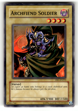 Archfiend Soldier DR1-EN219 Unlimited Common Dark Revelation Volume 1 LP - Image 1