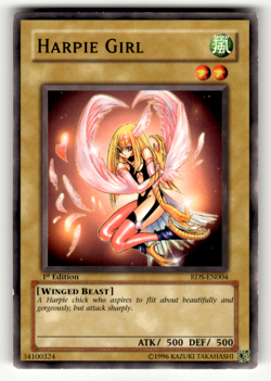 Harpie Girl RDS-EN004 1st Edition Common Rise of Destiny LP - Image 1