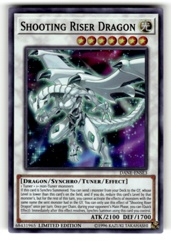 Shooting Riser Dragon DANE-ENSE3 Super Rare Dark Neostorm LP - Image 1