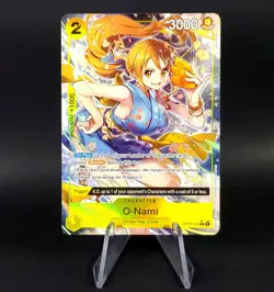 One Piece O Nami OP06 101 Alt Art Foil Rare Wings of the Captain English Bandai - Image 1